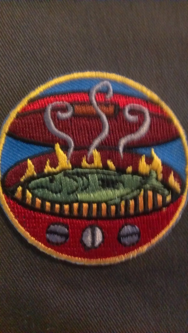 Smoked Salmon Unit Patch. An outfit so secretive and shadowy that  we aren't even sure what they do.  
